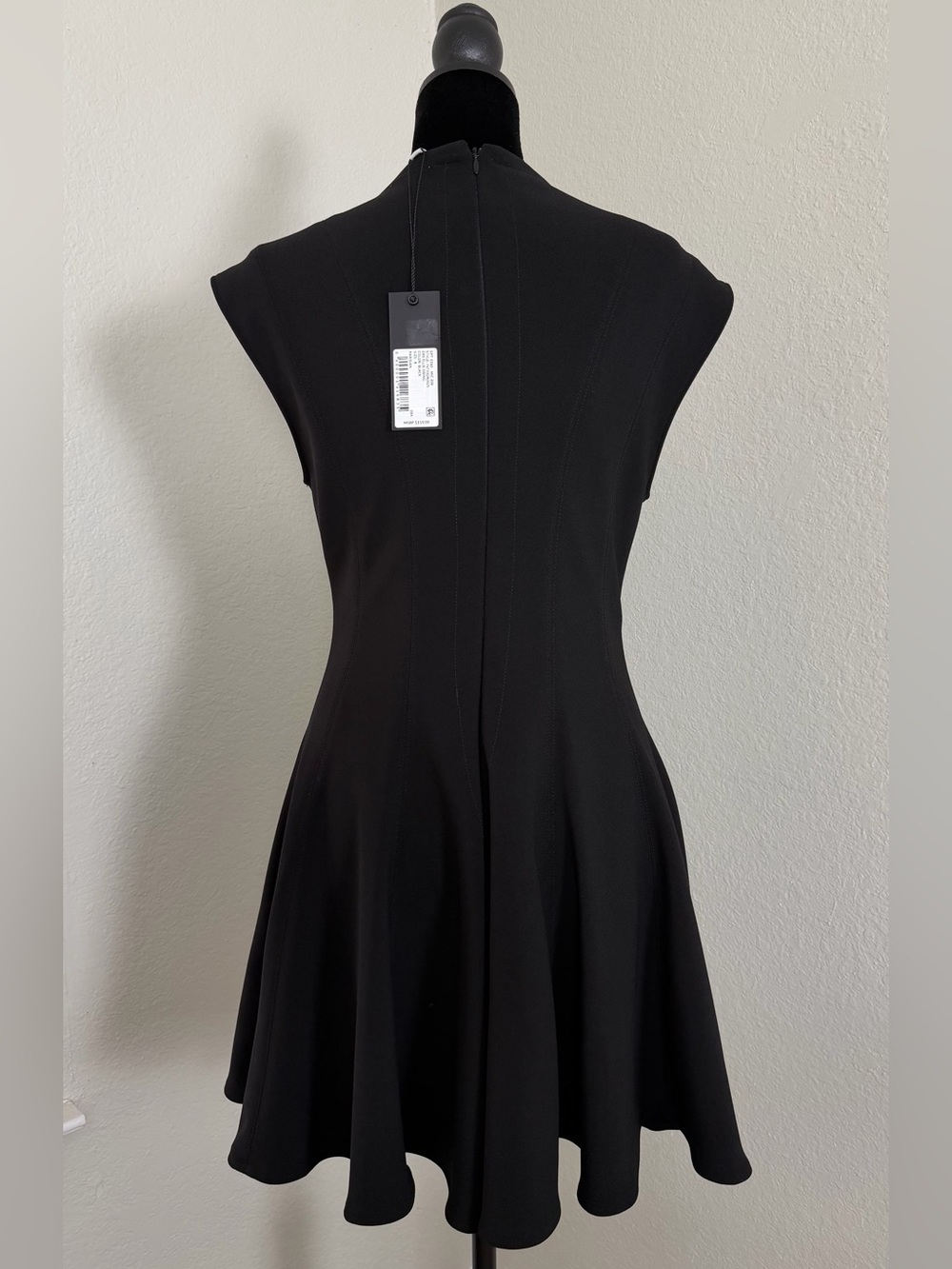 NWT Gianni Bini Parisian Fit & Flare Mini Dress Black 8 Formal MSRP $159 - Picture 4 of 13